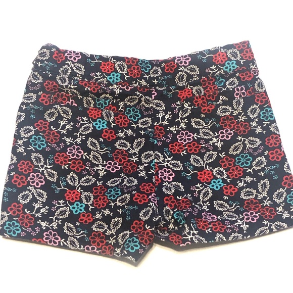 Janie and Jack Merchant Marine Floral Canvas Adjustable Waist Shorts Size 2T - Picture 6 of 11